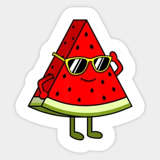 Watermelon Tropical Fruit Sticker